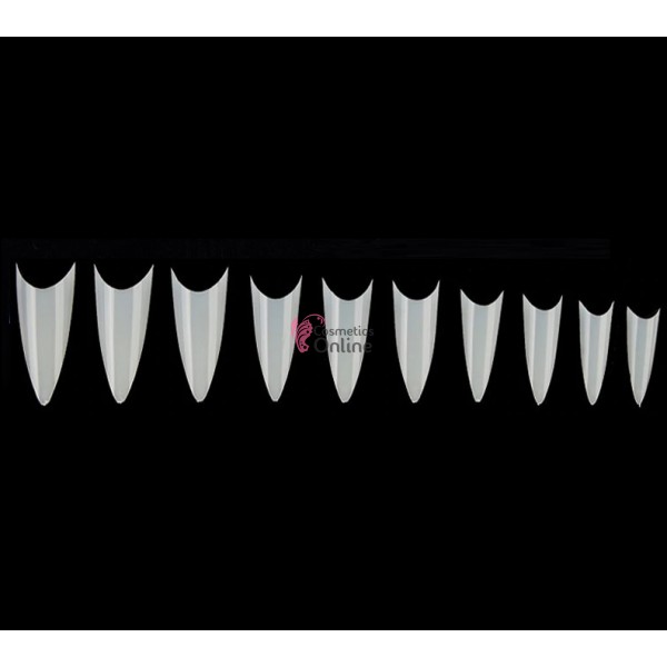 Tipsuri stiletto 500 bucati fara bordura Crem TPS61